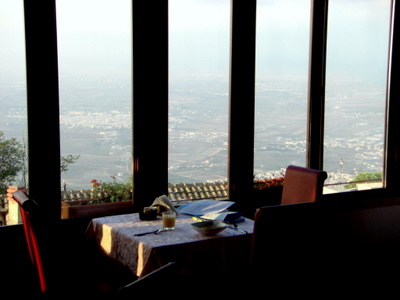 The Breakfast View from Hotel Elimo.